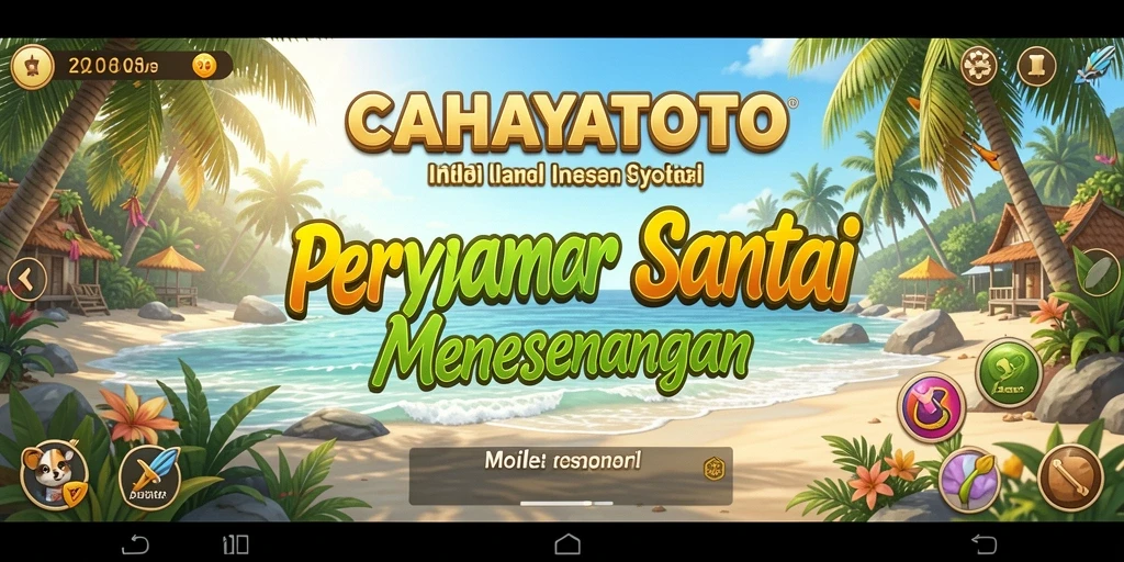 Screenshot gameplay CAHAYATOTO yang penuh warna dan seru.