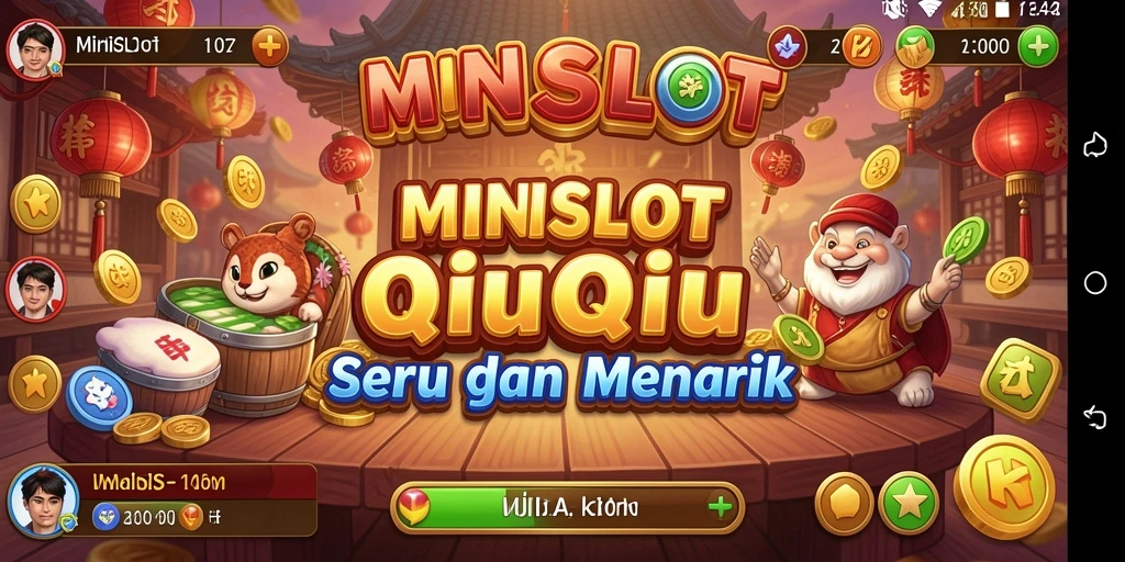 Tampilan menarik saat bermain QiuQiu di MINISLOT.