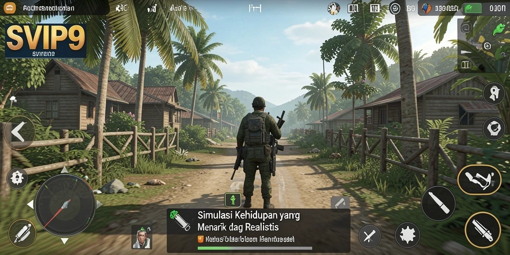 Screenshot menunjukkan gameplay SVIP9 yang menarik dan penuh interaksi.