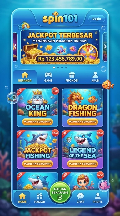 Beragam pilihan aplikasi yang tersedia di spin101.